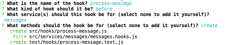 The process-message hook prompts